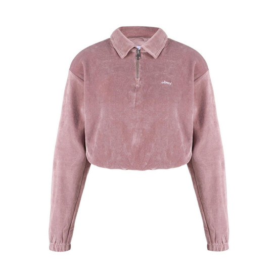 Obey Γυναικεία μπλούζα Enzo Quarter Zip Polo Specialty Fleece